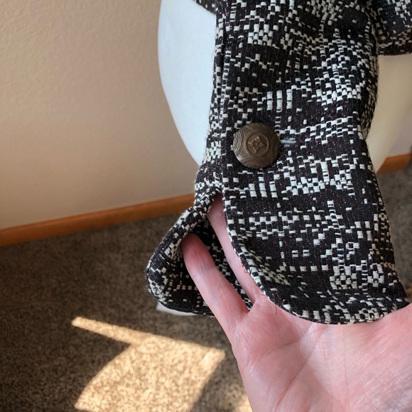 New Etcetera Button Up Brown Tweed Blazer 4 - Picture 4 of 13